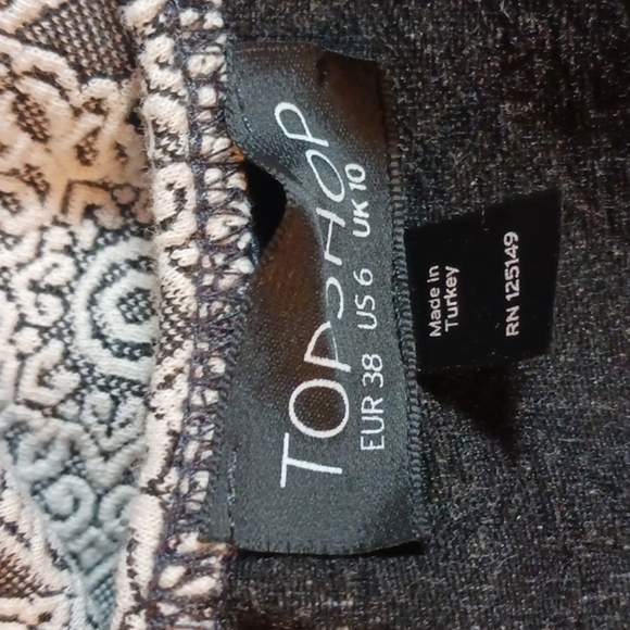 TOPSHOP SCOOP NECKLINE MINI - Picture 3 of 3